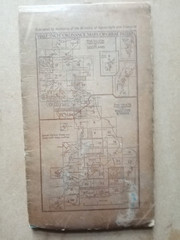 Ordnance Survey Road Map – Sheet 9, Harrogate, Leeds & Bradf: 1931 Linen (Green)