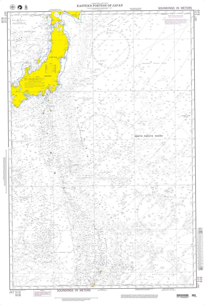 Eastern Portion of Japan | NGA Chart 510