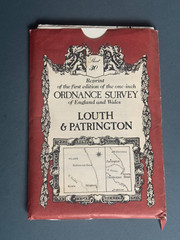 David & Charles,OS Sheet Map ,1st Edition, 1 Inch Reprint, Louth & Parrington