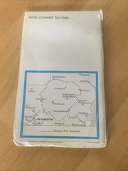 Ordnance Survey Dartmoor Tourist Map 1985 OS Vintage National Park Map Walking