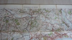 Bournemouth Swanage Poole Winborne and Harbour OrdnanceMap 1912 Edward Stanford