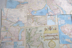 World Maps National Geographic Atlas Folio U.S,S,R. Israel China Lot 44