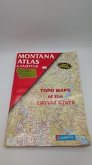 DAMAGE READ Montana Atlas by DeLorme Map Staff (1997, Trade Paperback)