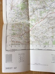 1960 Ordnance Survey One Inch Seventh Series Map 167 Salisbury (incl Netheravon