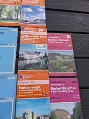 ordnance survey maps Joblot 43 Maps Used