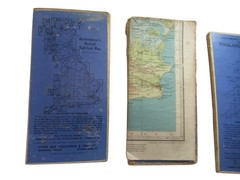 Job Lot x 9 of Vintage Ordinance Survey 1 Inch Maps Of England And Wales 1950/60