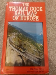 VINTAGE THE THOMAS COOK RAIL MAP OF EUROPE 1983. EXCELLENT CONDITION