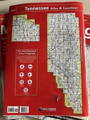 DeLorme Atlas & Gazetteer TENNESSEE Mint