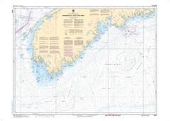 Yarmouth to / à Halifax | CHS Chart 4012 (34 x 48)