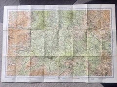 Bartholomew’s Map N Shropshire Vintage 60s 1960 Paper Half Inch Free Post UK