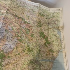 Ordnance Survey 1967 Dartmoor One Inch Tourist Map OS
