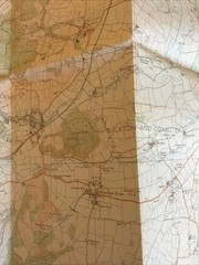 1985 Ordnance Survey Pathfinder Map 950 SO 27/37 Knighton And Brampton Brior