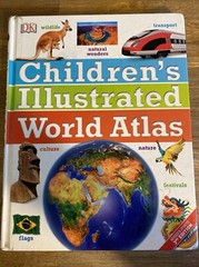 Children’s Illustrated World Atlas, DK Ex-Library Books