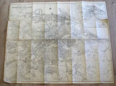 1940-41 Bartholomew’s Post Office Plan of EDINBURGH & LEITH Scotland Scottish