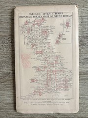 Vintage Ordnance Survey One Inch & Barnetts Maps Street Plan Index Newquay X5