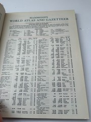 Hammond’s Family Reference World Atlas Vintage Maps Illustrations 1957