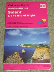 OS Ordnance Survey Landranger Map Sheet 196 Solent & The Isle of Wight: 1993