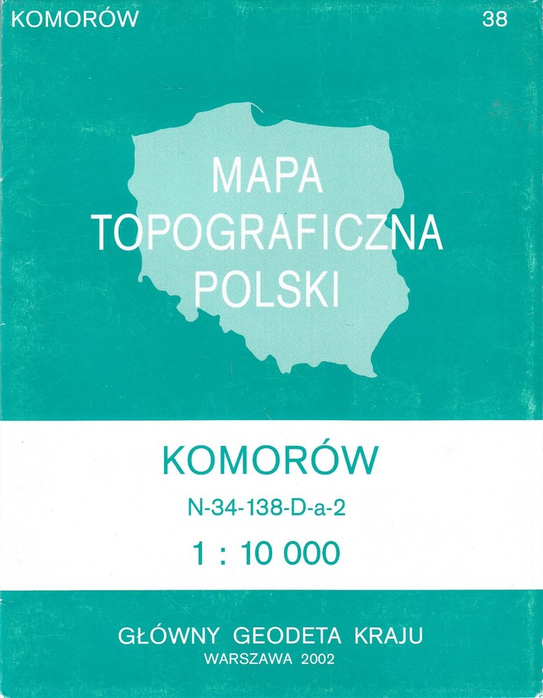 POLAND : MAP OF KOMOROW