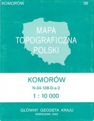 POLAND : MAP OF KOMOROW