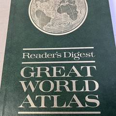 Readers Digest Great World Atlas 1969 Third Edition Map