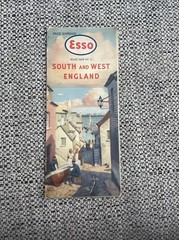 Vintage Esso Road Maps X 5 No 1-5 (folding sheet map)
