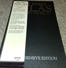 Large The Times 1981 Atlas Of The World Comprehensive edition NEW