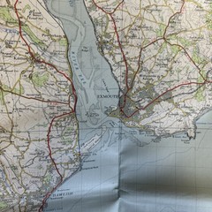 EXETER Sheet 176 1960 CLOTH Seventh Series Ordnance Survey One Inch Map