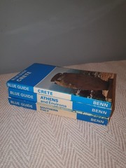 3x Blue Guide – Athens – Crete – Southern Italy – Illustrated, Maps Diagrams