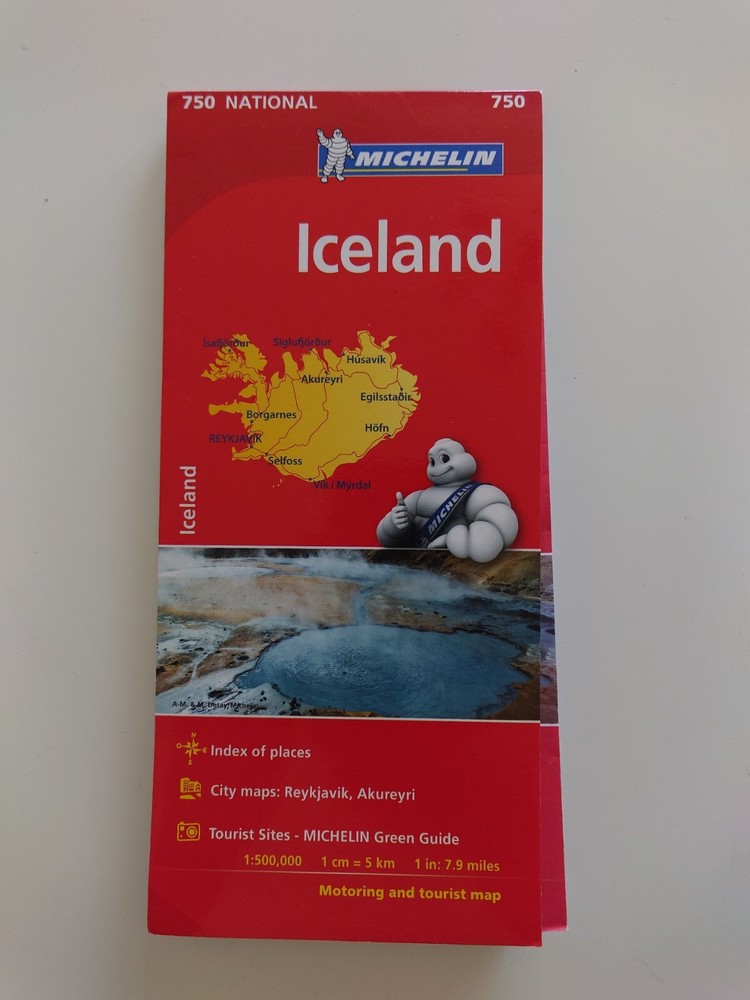 MICHELIN NATIONAL MAP ICELAND 0750 (MICHELIN NATIONAL )