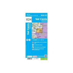 France 1:25K map 3634OT: Val Cenis & Charbonnel