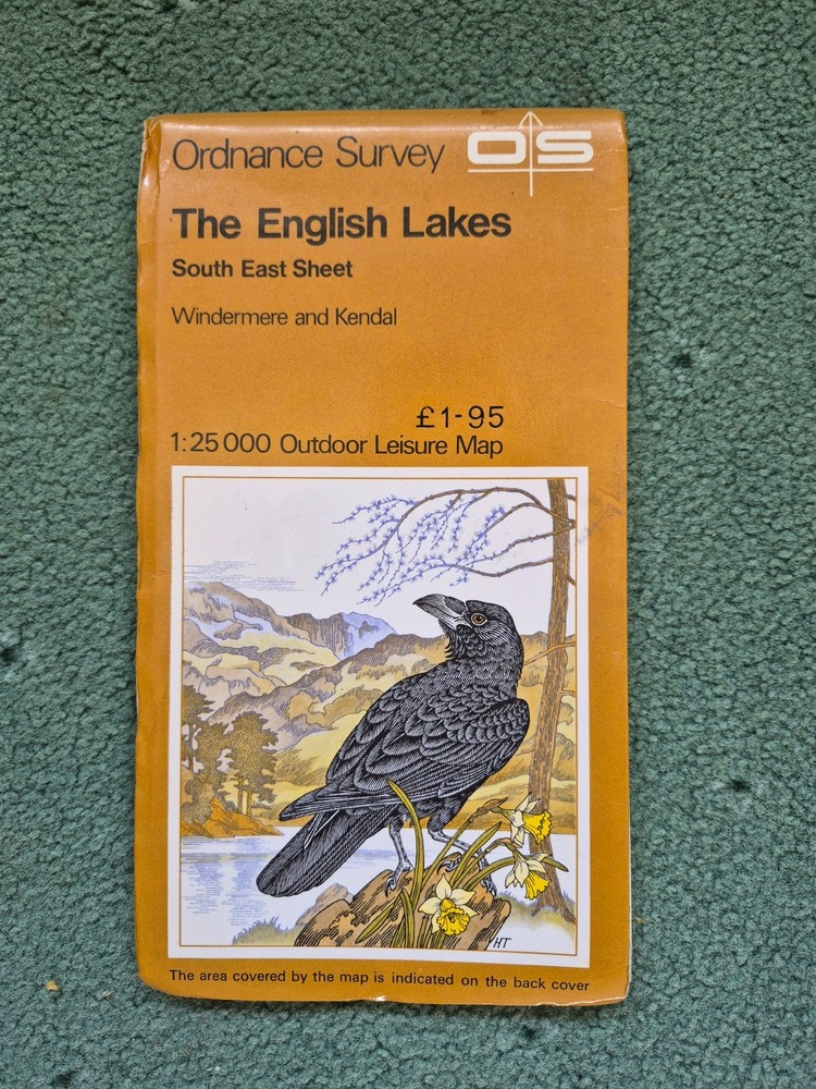 OS Maps Ordnance Survey Outdoor Leisure The English Lakes South East Sheet