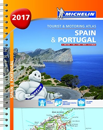 Spain & Portugal 2017 (Michelin Tourist … by Guides Touristiques Spiral bound