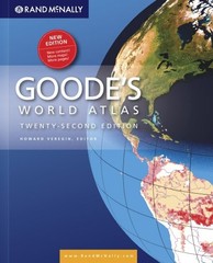 GOODES ATLAS 22ND HARDCOVER (GOODE’S WORLD ATLAS) By Rand Mcnally & Howard VG