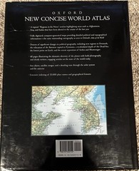 Very Good New Concise World Atlas Hardcover Dustjacket Oxford University Press