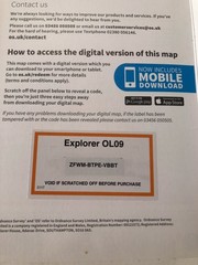 Exmoor – Ordnance Survey Explorer Map OL9 with Mobile Download 1:25000 scale