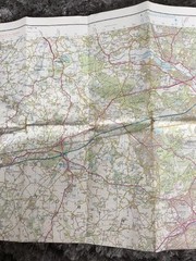 1986 Ordnance Survey Landranger Second Series Map 186 Aldershot And Guildford