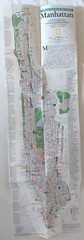 New York City Map / Poster, National Geographic Magazine Insert September 1990
