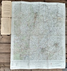 GLOUCESTER MALVERN Ordnance Survey One-Inch Map CLOTH Sheet 143 7th Series 1953
