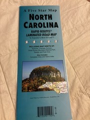 A Five Star Map Of North Carolina Rapid Routes Laminated. P 6