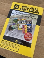 Road Atlas Britain X2 Books 2005 & 2009 Collins And AA