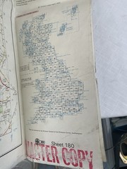 Vintage Ordnance Survey Map Sheet 180 Barnstaple And Ilfracombe First Series