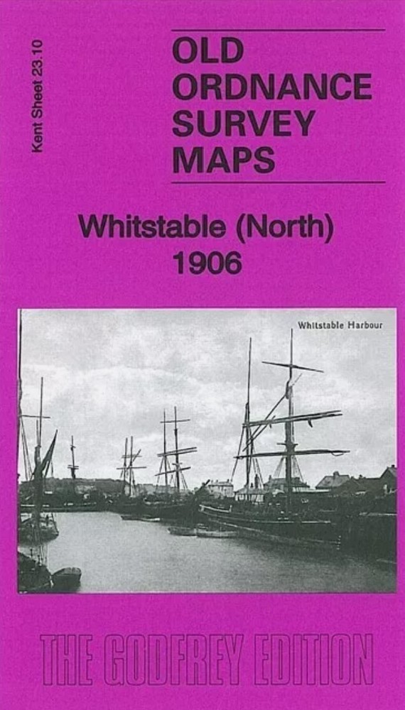 MAP OF Whitstable (North) 1906 Kent Sheet 23.10 NEW
