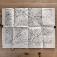 Vintage Ordinance Survey Map Sheet Oban & Loch Awe 1954 Antiquity Reprint