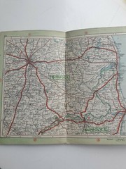 Daily Mail Milestone Motor Maps Norfolk No. 4 Good Condition Vintage