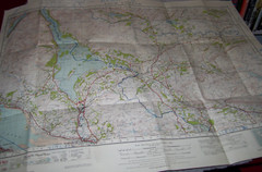 Fifty SCOTLAND ORDNANCE SURVEY MAPS 1:50 000 1956-1986 Many ex-library