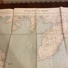 South Skye And Arisaig Map – Ordnance Survey Sheet 34 – 1957