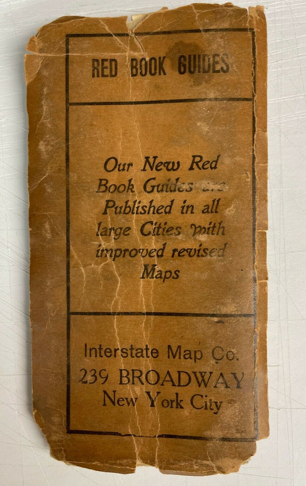 Interstate Map Co. 239 Broadway, New York City – Red Book Guides.