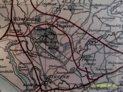 MINERAL DISTRICTS OF AYRSHIRE. Coloured Map. c1885. VG.