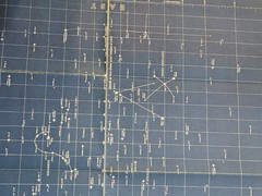 Antique Francis Chichester Star Chart Astrology Large Star Maps X2