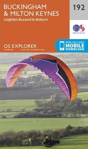 Buckingham and Milton Keynes (Map) OS Explorer Map
